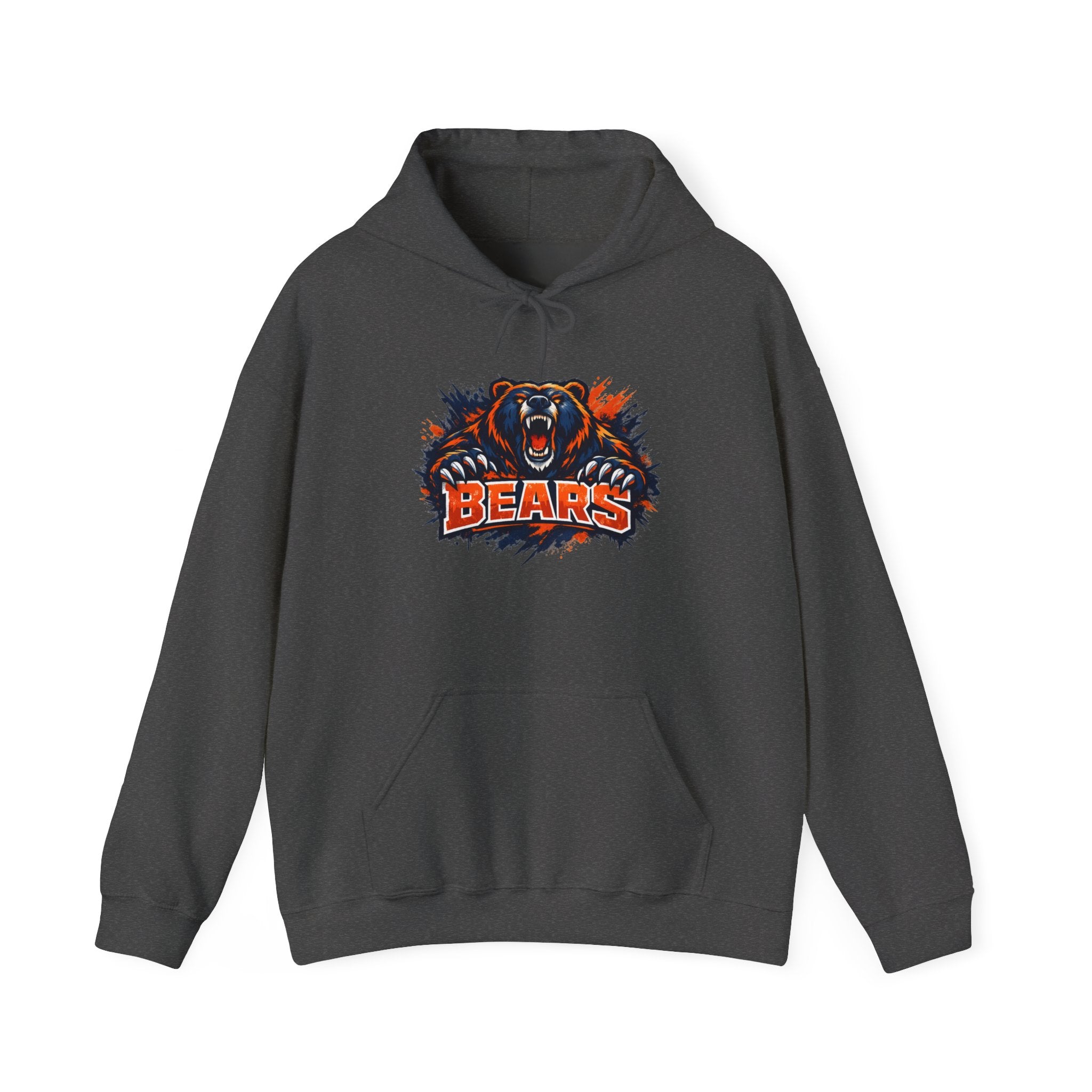 Bears Mascot Hoodie – Fierce Roaring Bear Graphic Sweatshirt
