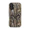 Camo Hunting Phone Case — Impact-Resistant Phone Cover with Antler Logo