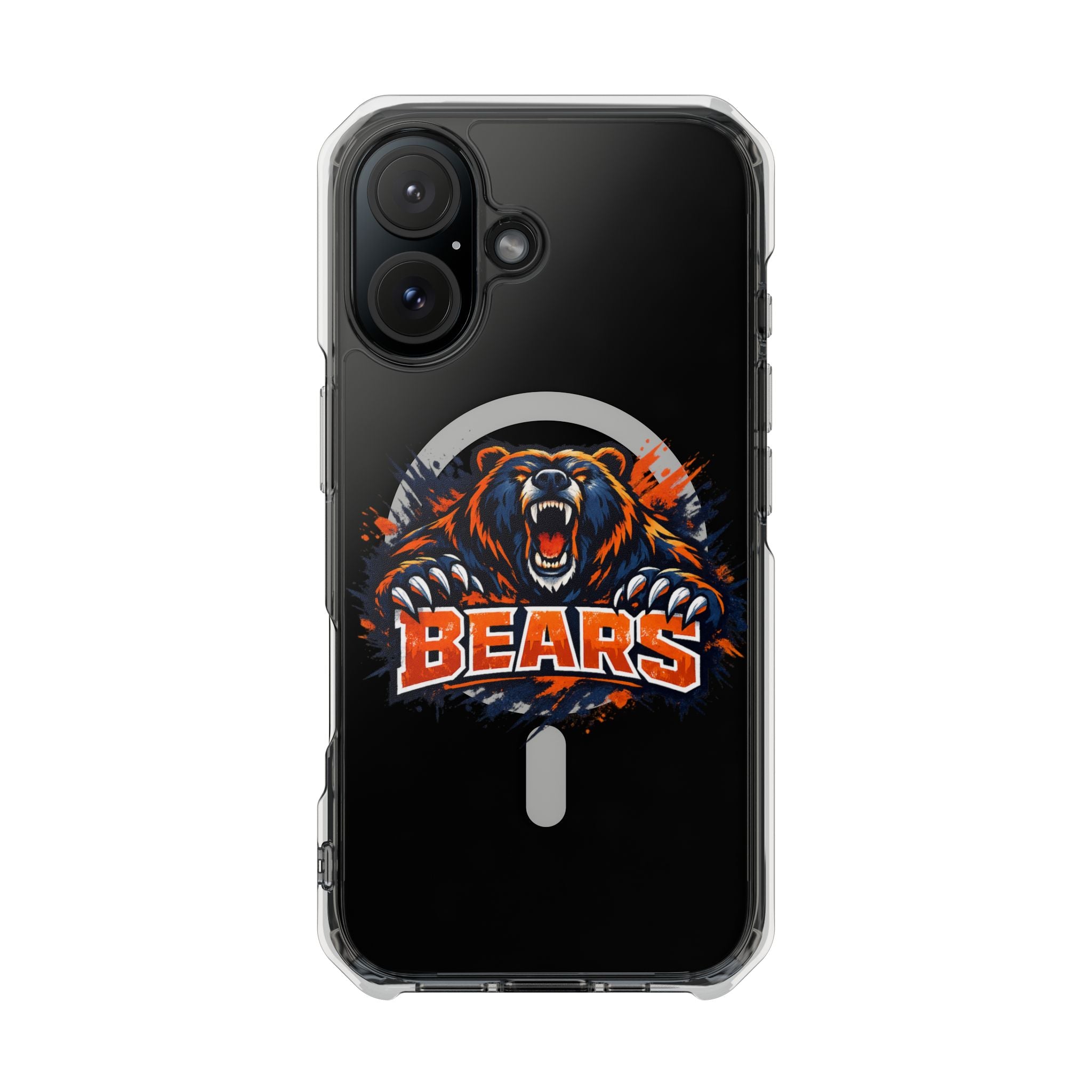 Clear Magnetic Phone Case — Fierce Bears Logo Protective Cover