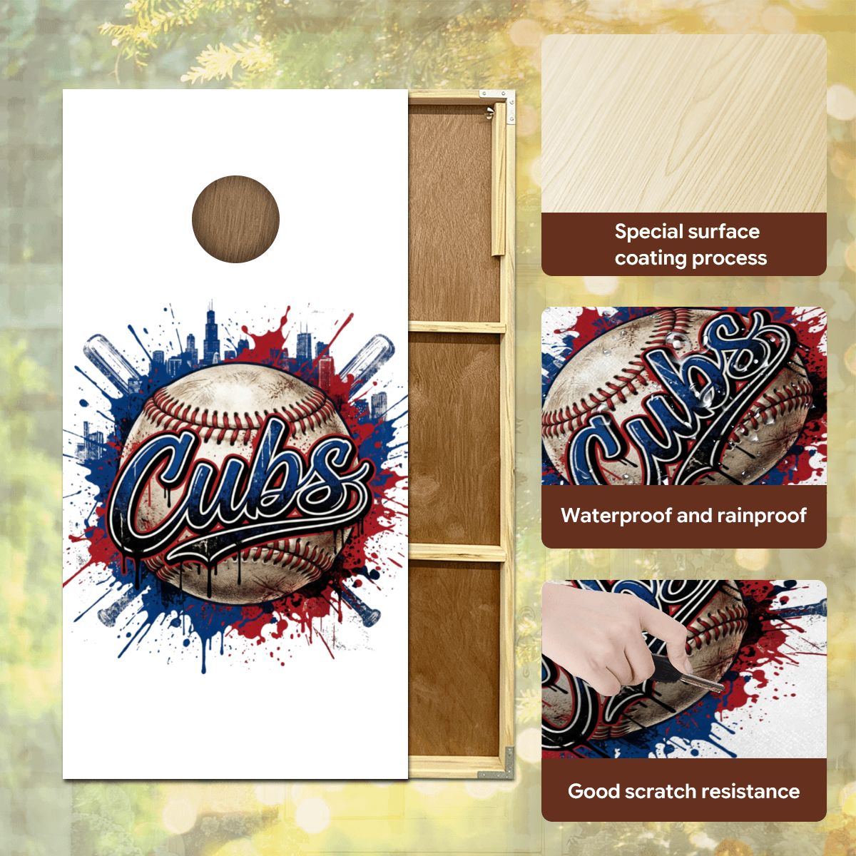 Cornhole Boards Game Set cubs