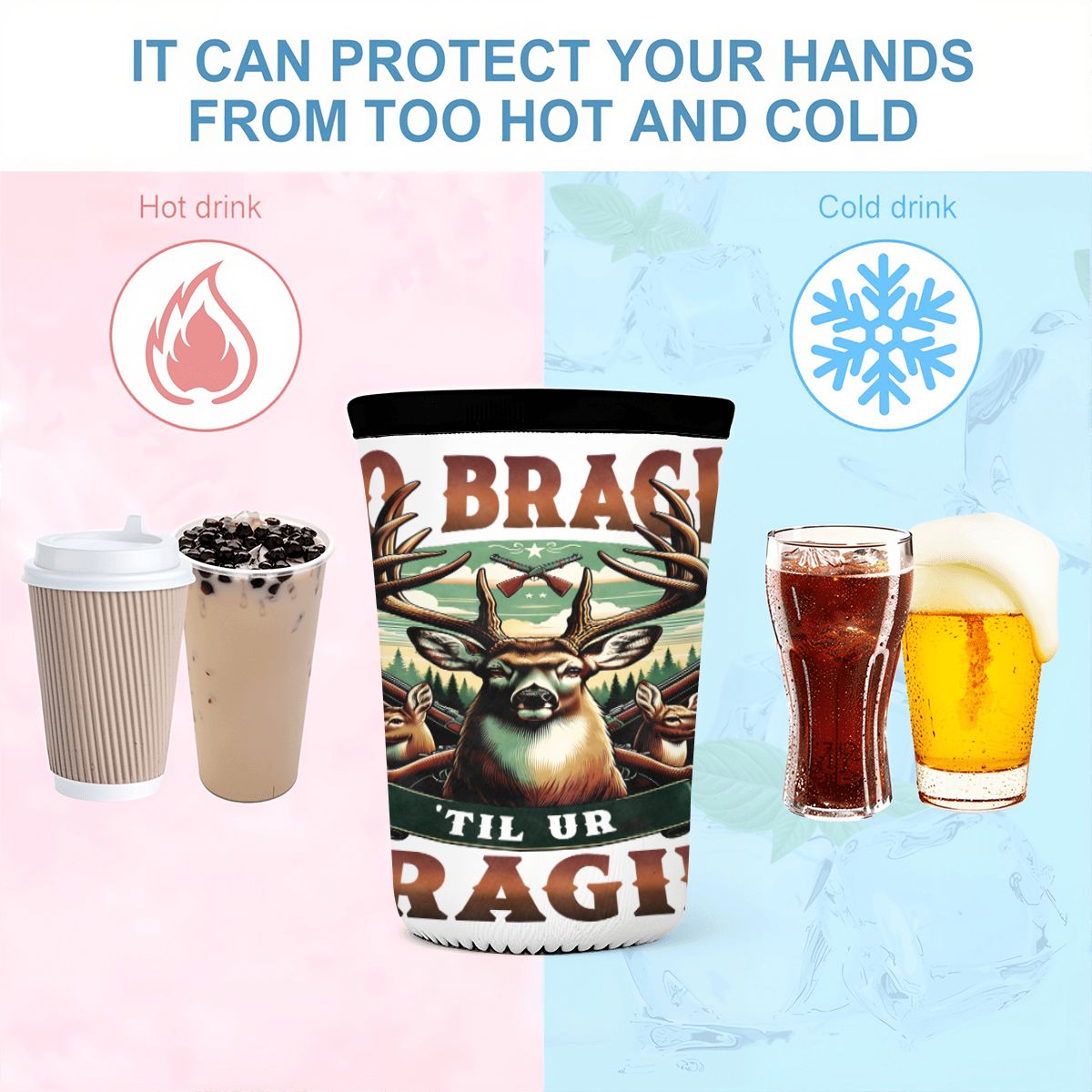 Neoprene Koozies Cup Sleeve 3pcs A08VI24050609 A08VI24050601 A08VI24050611