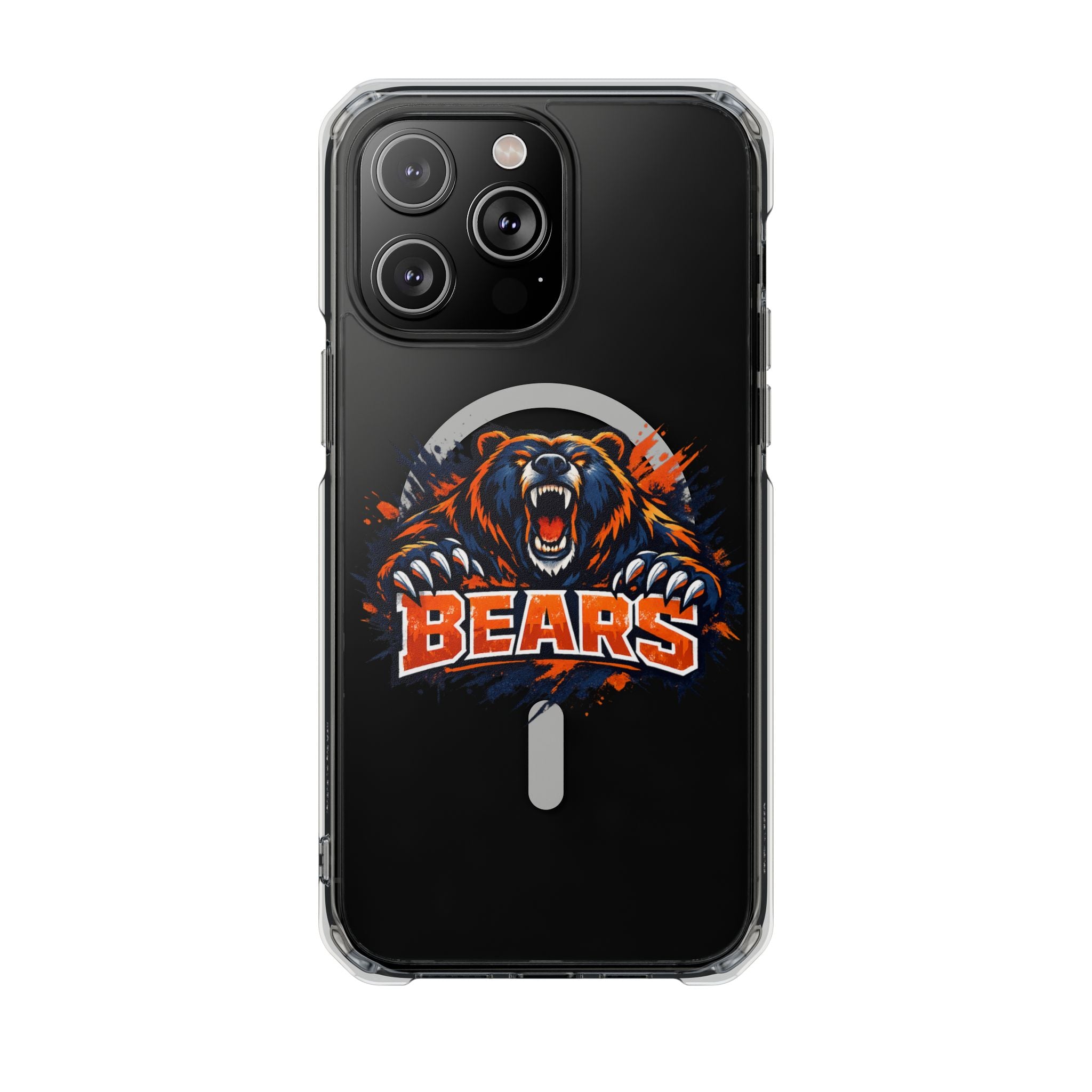 Clear Magnetic Phone Case — Fierce Bears Logo Protective Cover