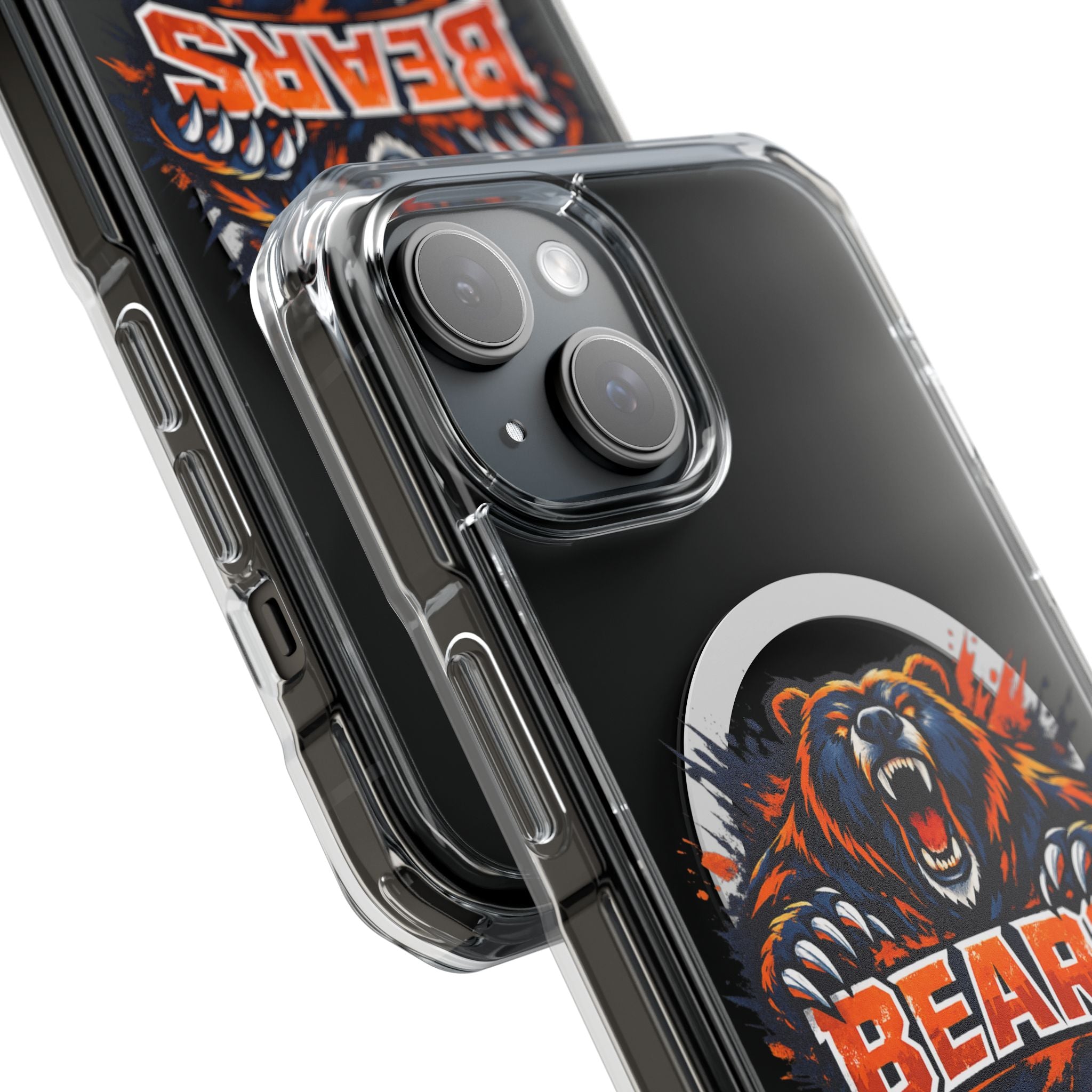 Clear Magnetic Phone Case — Fierce Bears Logo Protective Cover