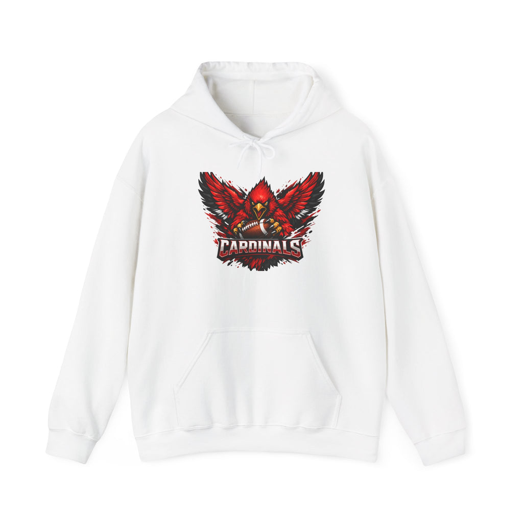 Cardinals Fierce Red Bird Hoodie — Athletic Team Spirit Pullover