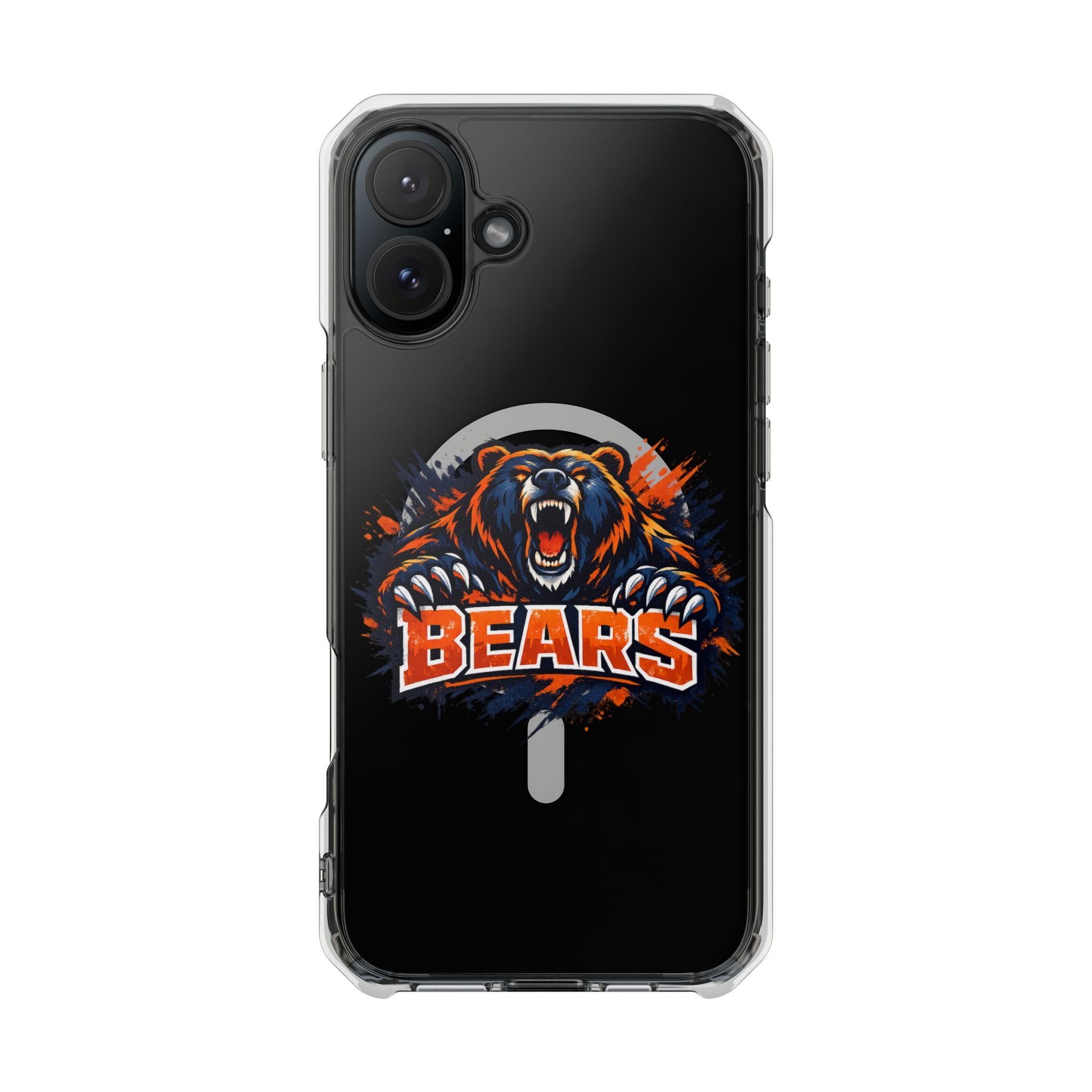 Clear Magnetic Phone Case — Fierce Bears Logo Protective Cover