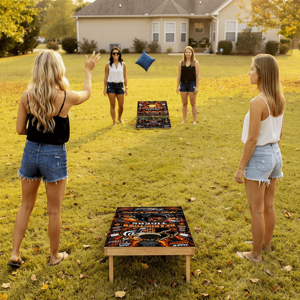 Cornhole Boards Game Set Beardstown Tigers