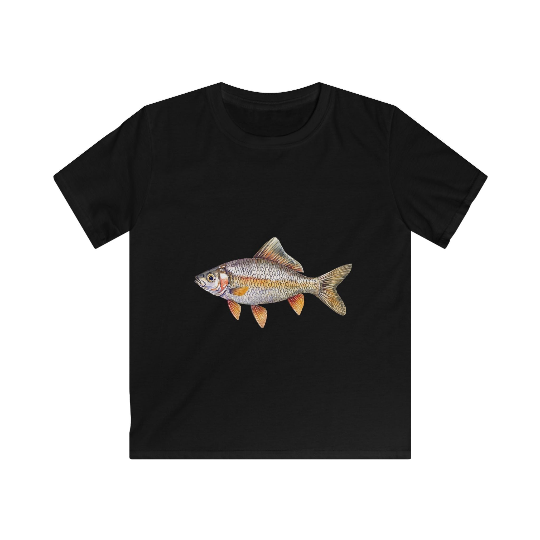 Kids Fish Tee — Cute Realistic Roach Fish Graphic T-Shirt for Young Anglers