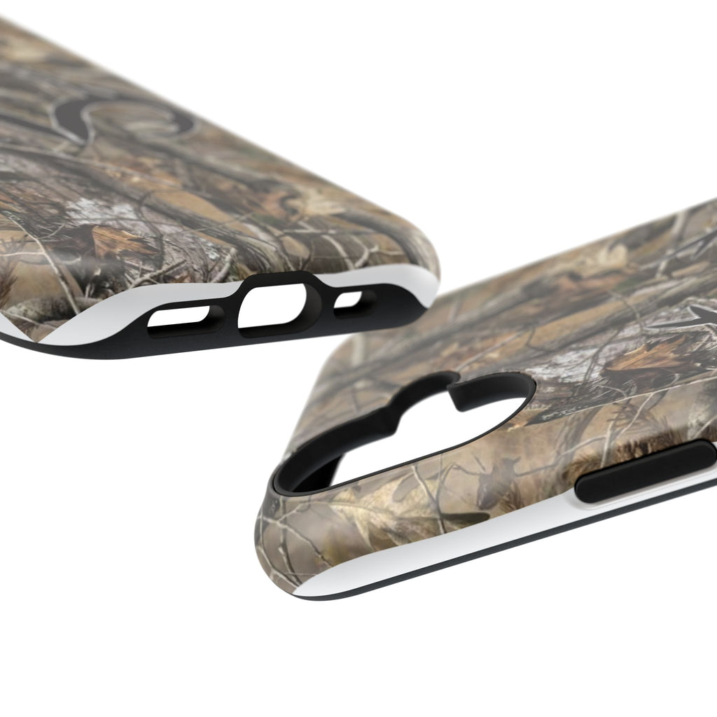 Camo Hunting Phone Case — Impact-Resistant Phone Cover with Antler Logo