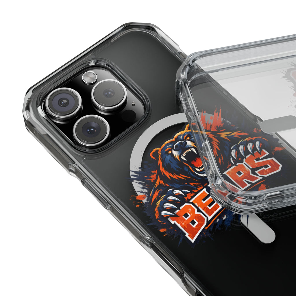 Clear Magnetic Phone Case — Fierce Bears Logo Protective Cover