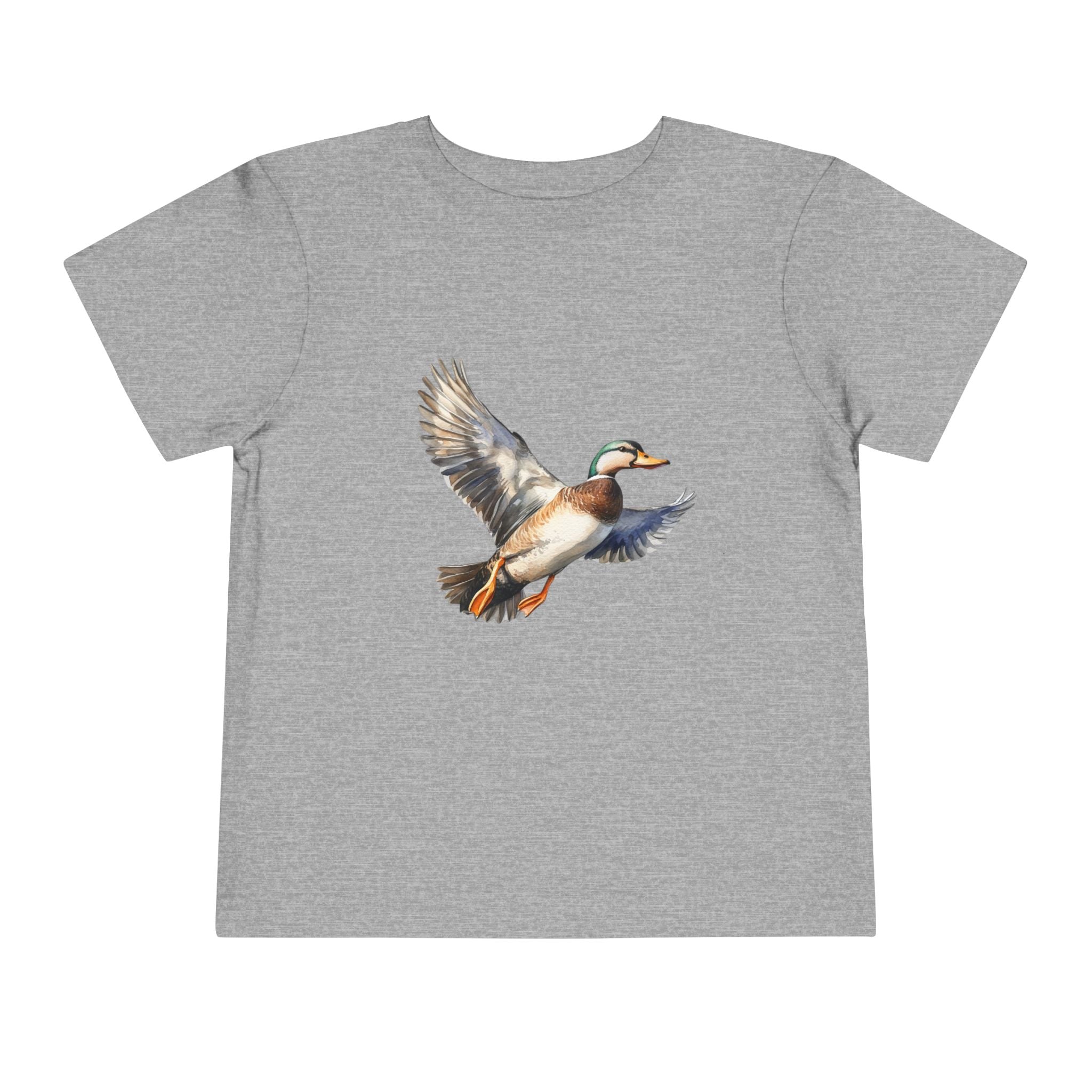 Toddler Tee — Flying Mallard Duck Graphic