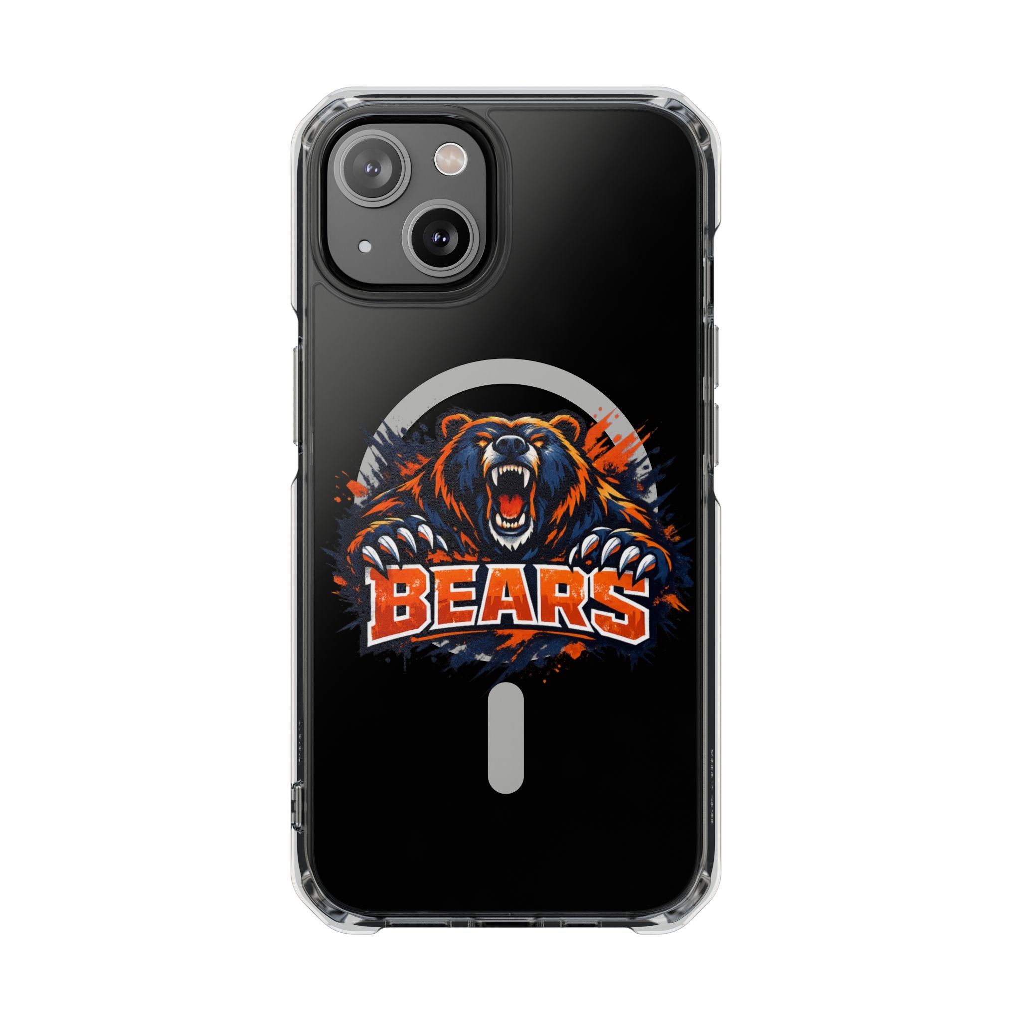 Clear Magnetic Phone Case — Fierce Bears Logo Protective Cover