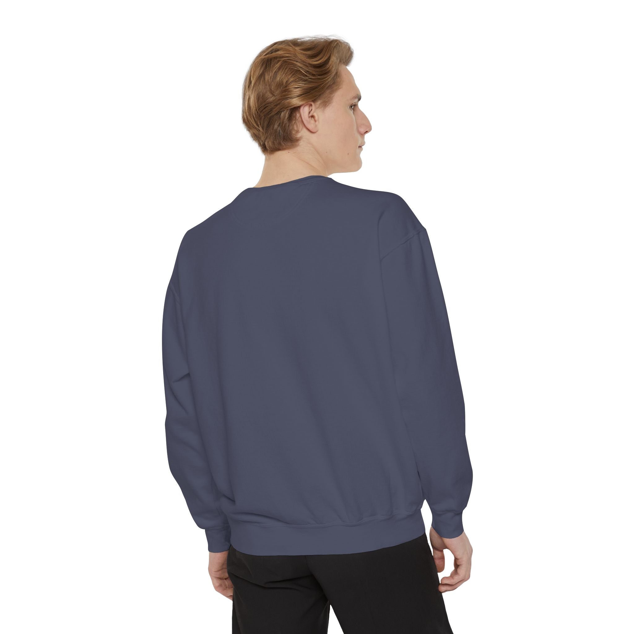 Spooky Vibes Sweatshirt — Halloween Retro Checkerboard Graphic