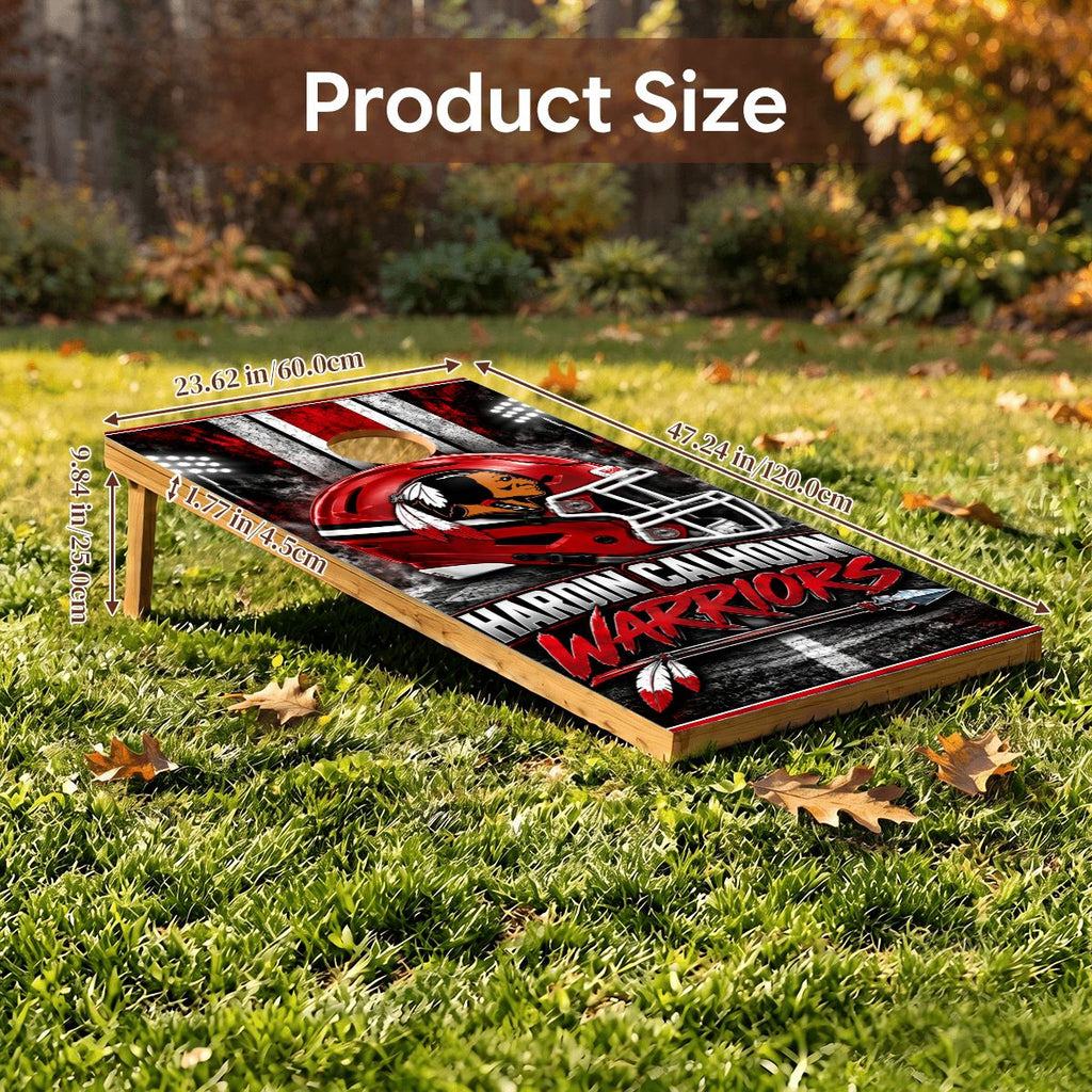 Cornhole Boards Game Set Calhoun Warriors