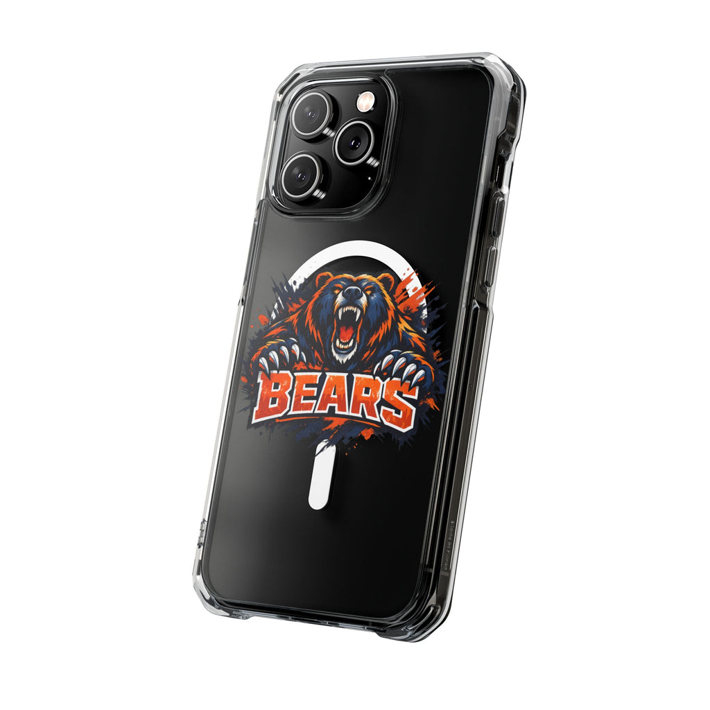 Clear Magnetic Phone Case — Fierce Bears Logo Protective Cover