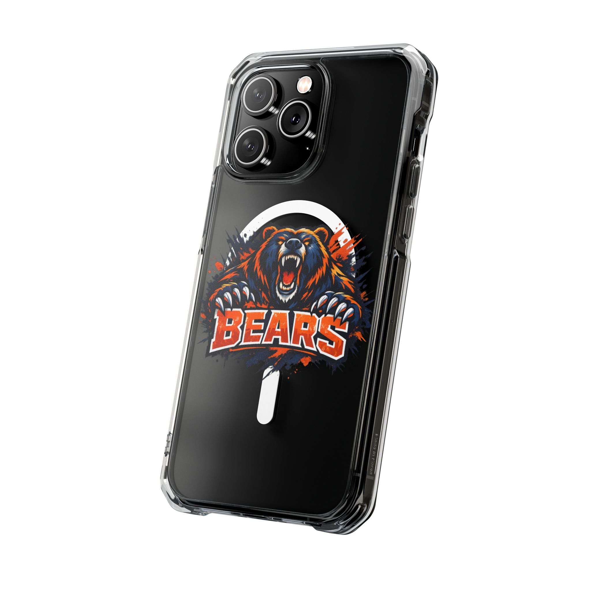 Clear Magnetic Phone Case — Fierce Bears Logo Protective Cover