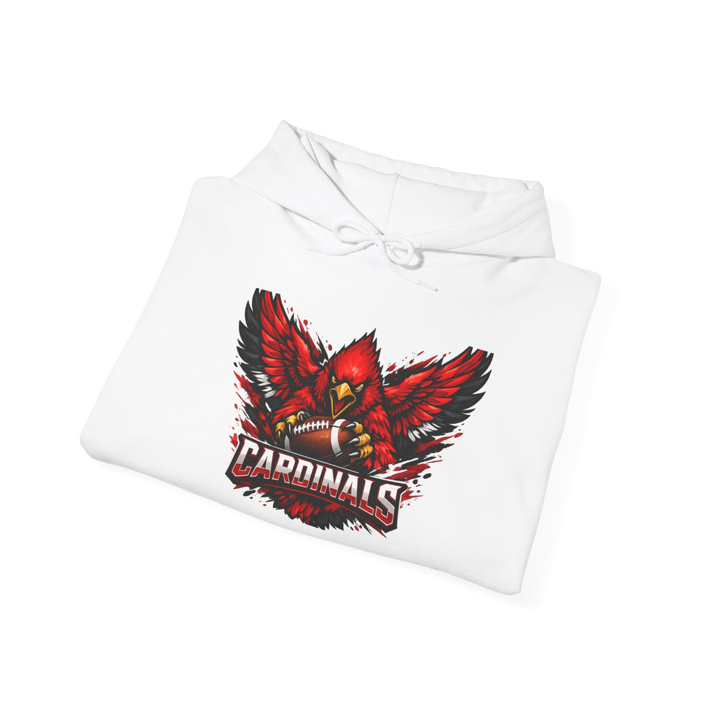 Cardinals Fierce Red Bird Hoodie — Athletic Team Spirit Pullover
