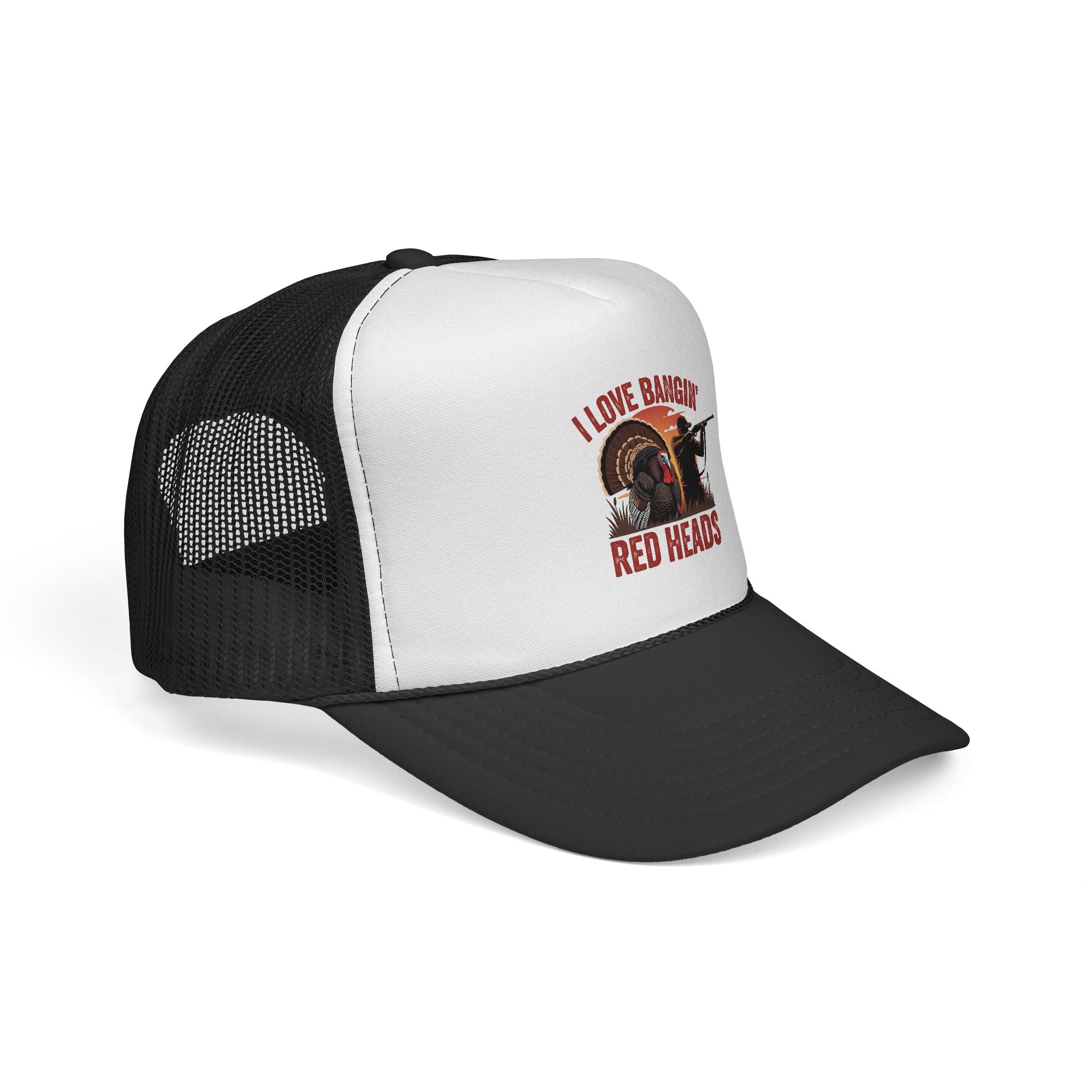 I Love Bangin' Red Heads Trucker Cap – Funny Turkey Hunting Hat