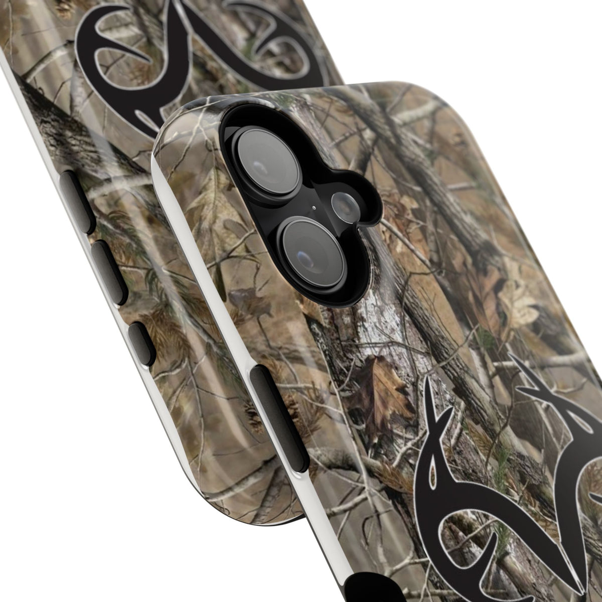 Camo Hunting Phone Case — Impact-Resistant Phone Cover with Antler Logo