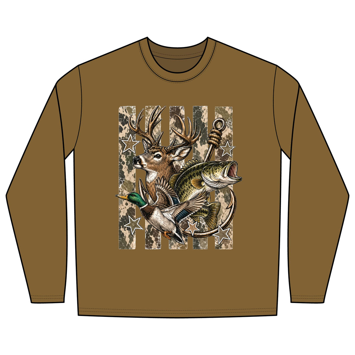 Colorblock Performance Long Sleeve Tee