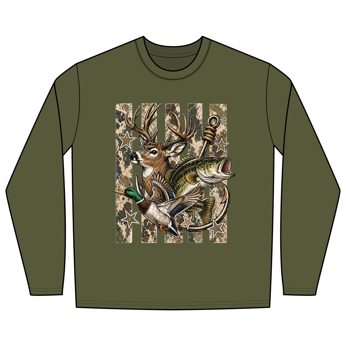 Colorblock Performance Long Sleeve Tee