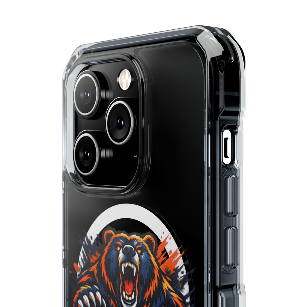 Clear Magnetic Phone Case — Fierce Bears Logo Protective Cover