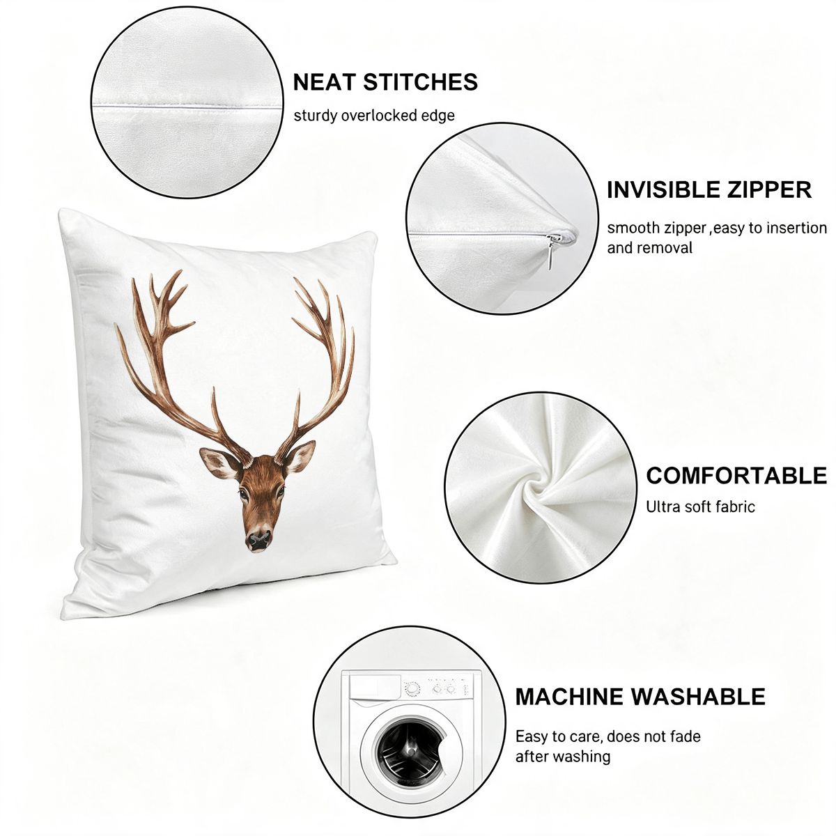 Velvet Pillow Cover (Made in USA) A08PH25031814 Untitled218