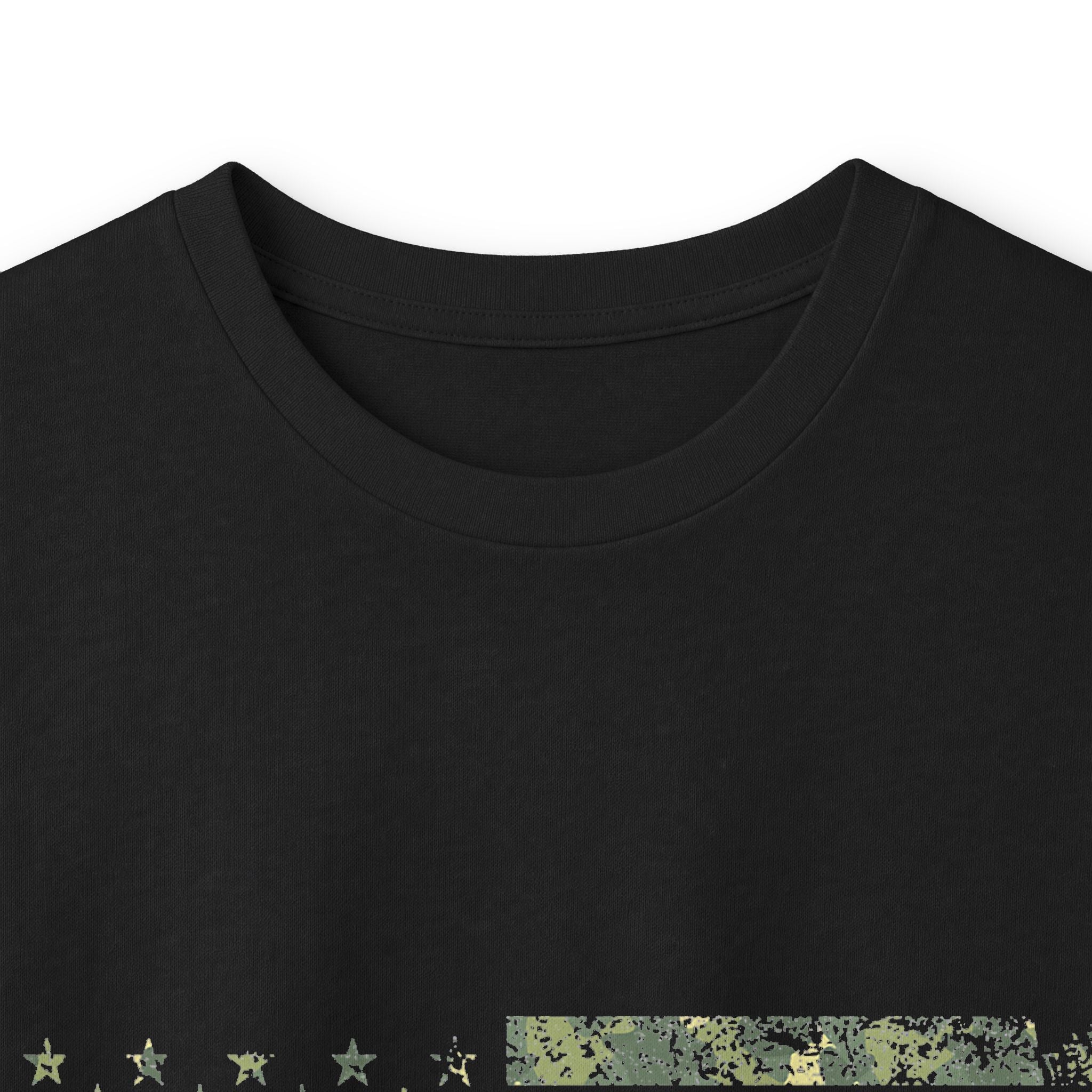 American Flag Camouflage 'Husband Daddy Protector Hero' Long Sleeve Tee