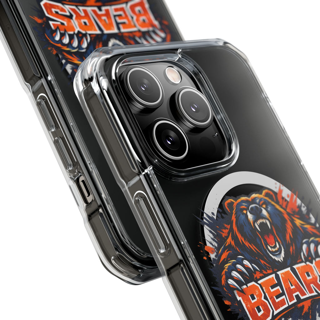 Clear Magnetic Phone Case — Fierce Bears Logo Protective Cover