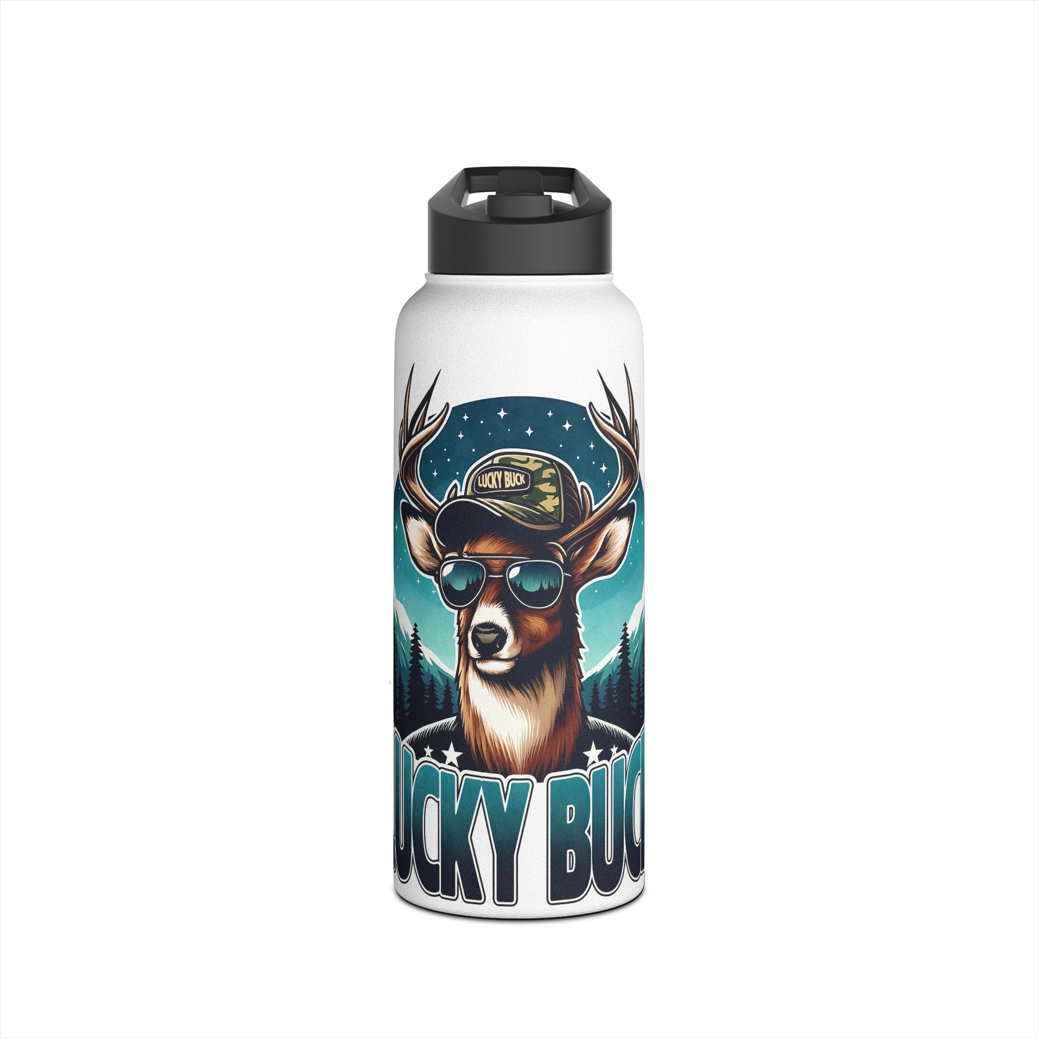 Stainless Steel Water Bottle, Standard Lid