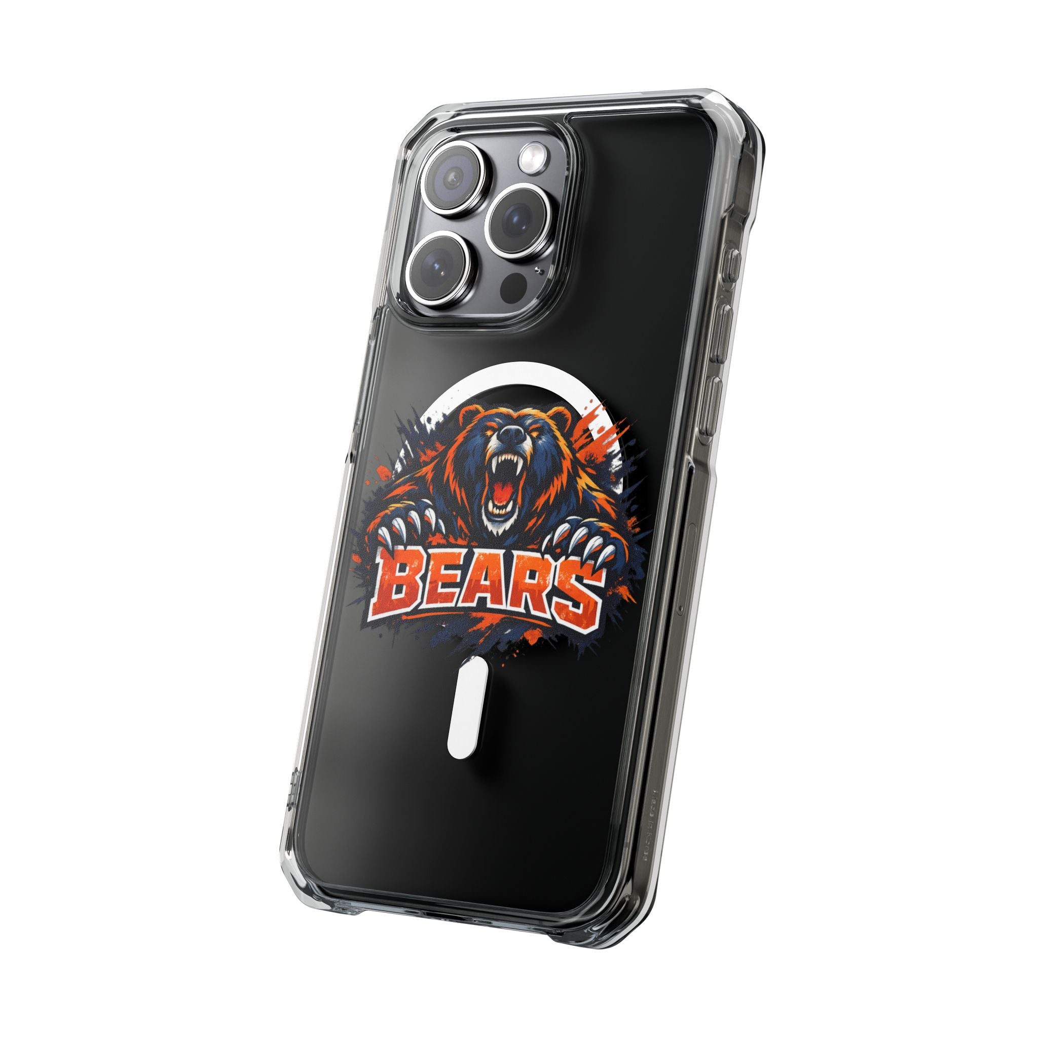 Clear Magnetic Phone Case — Fierce Bears Logo Protective Cover