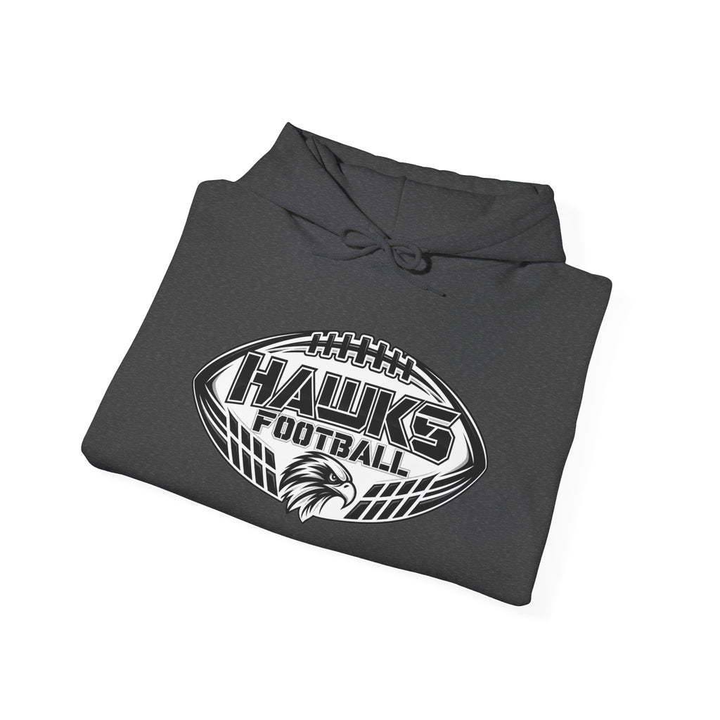 Hawks Football Hoodie – Vintage Football Emblem Sweatshirt