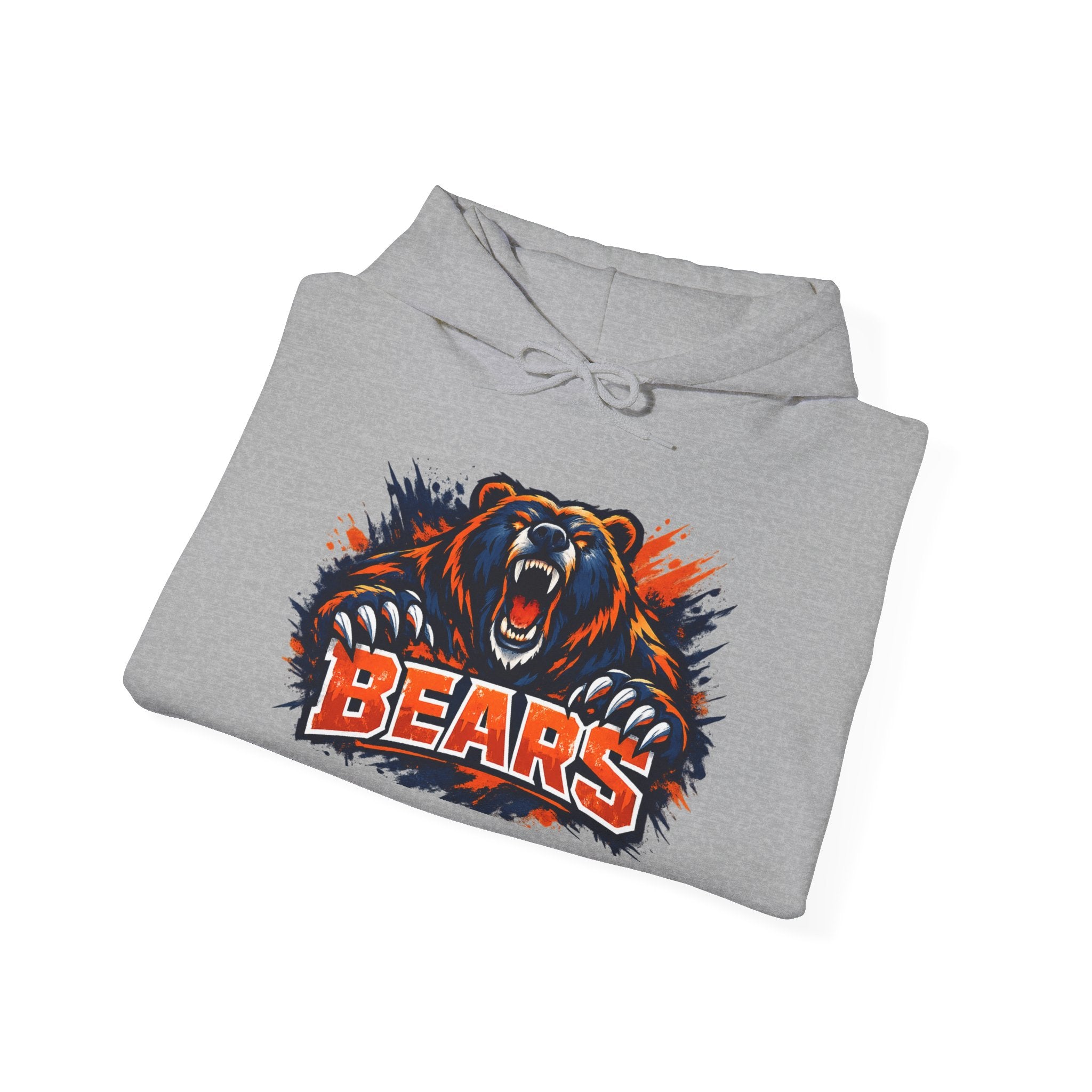 Bears Graphic Hoodie — Fierce Bear Mascot Sweatshirt