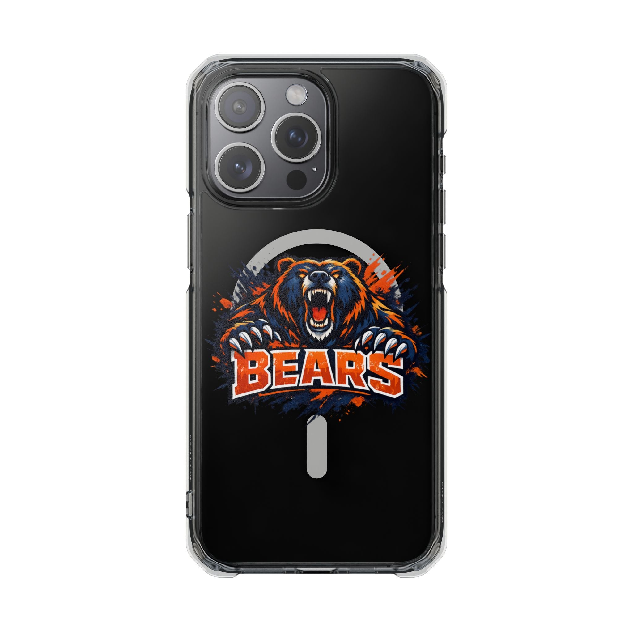 Clear Magnetic Phone Case — Fierce Bears Logo Protective Cover