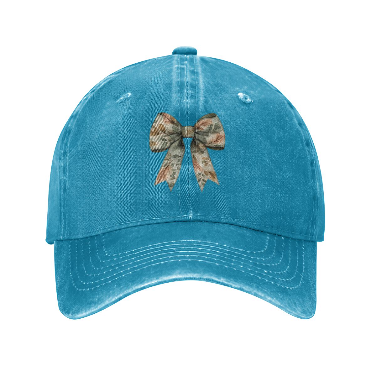 Unisex Washed Denim Baseball Cap Untitled230