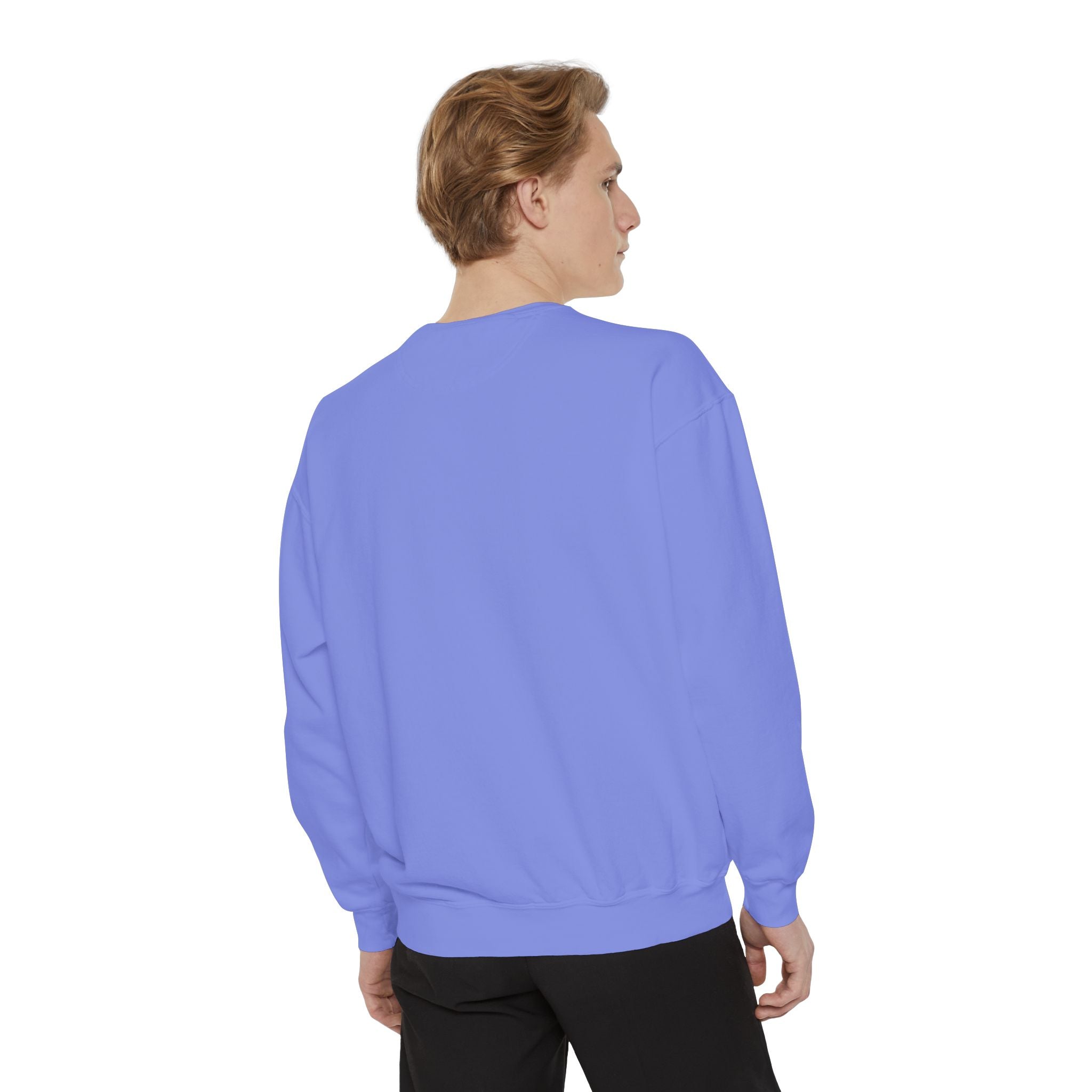 Spooky Vibes Sweatshirt — Halloween Retro Checkerboard Graphic