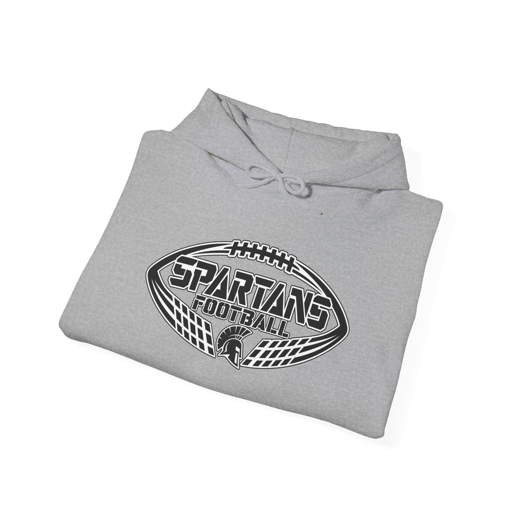 Football Hoodie — Spartans Football Vintage Logo