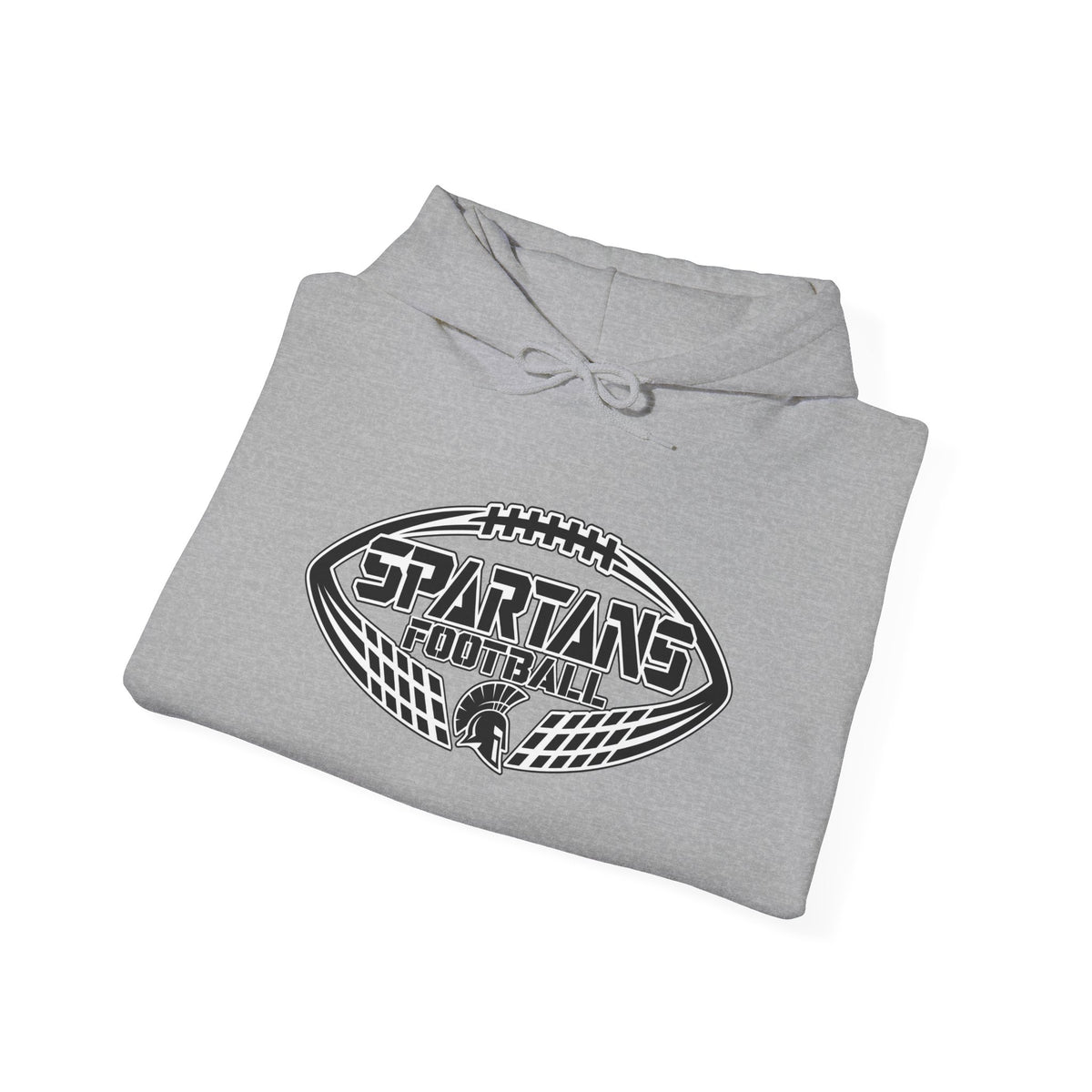 Football Hoodie — Spartans Football Vintage Logo