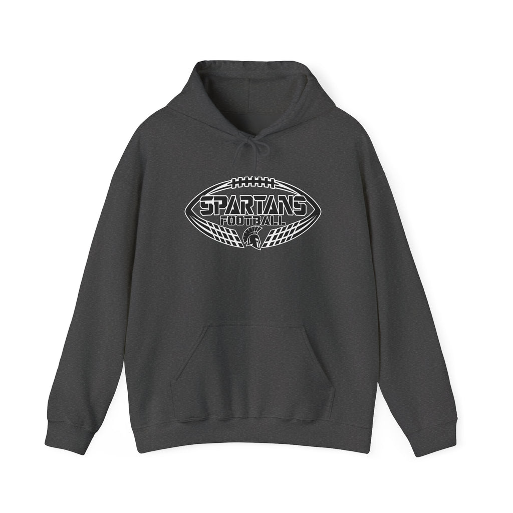 Football Hoodie — Spartans Football Vintage Logo