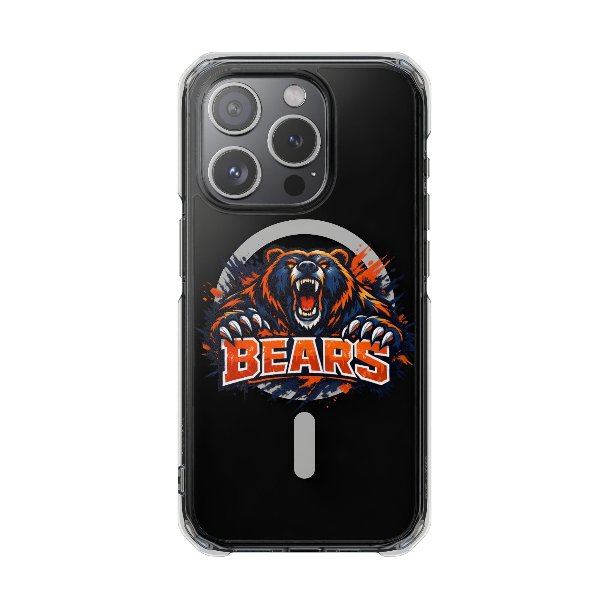 Clear Magnetic Phone Case — Fierce Bears Logo Protective Cover