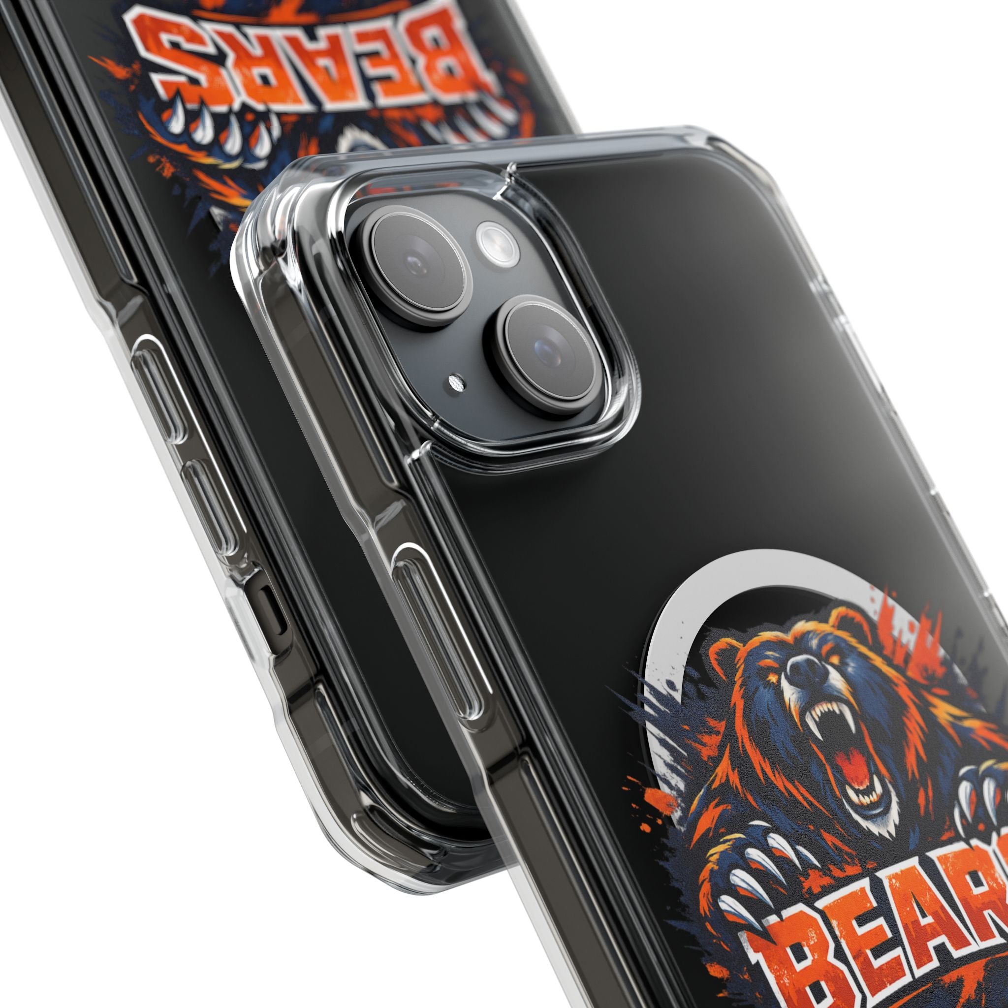 Clear Magnetic Phone Case — Fierce Bears Logo Protective Cover
