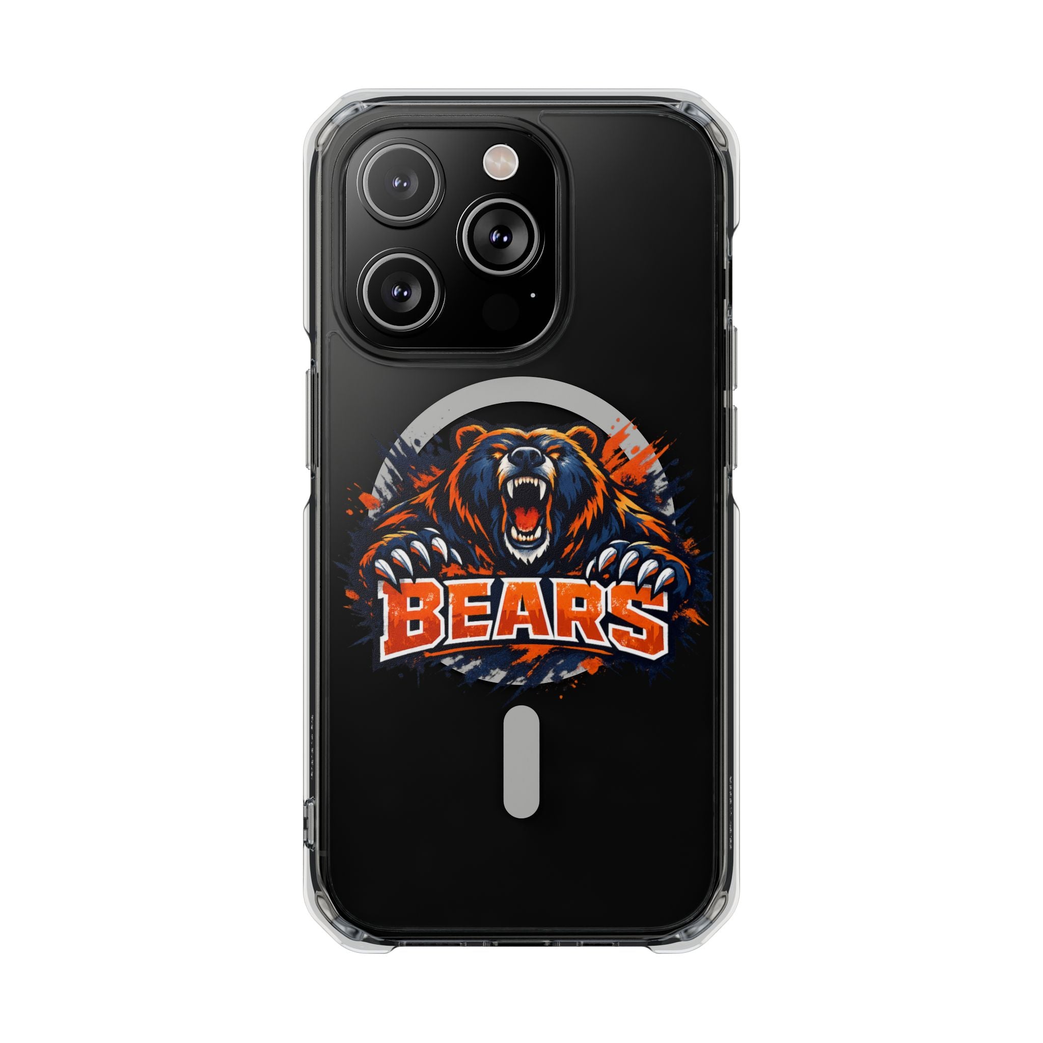 Clear Magnetic Phone Case — Fierce Bears Logo Protective Cover