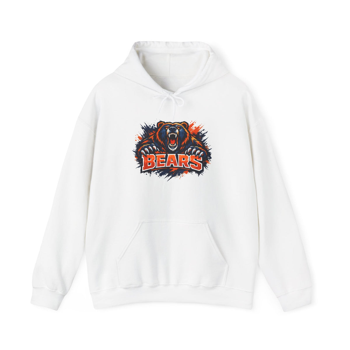 Bears Mascot Hoodie – Fierce Roaring Bear Graphic Sweatshirt