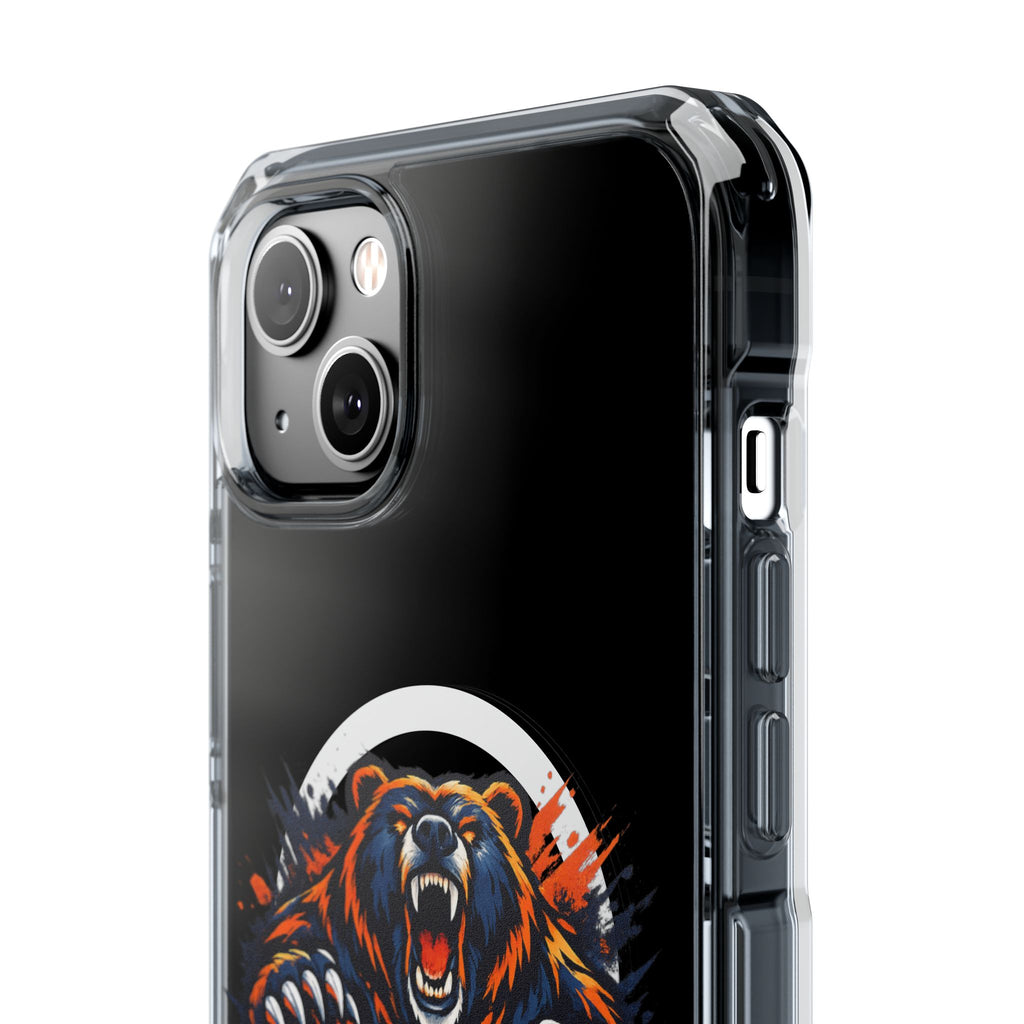Clear Magnetic Phone Case — Fierce Bears Logo Protective Cover
