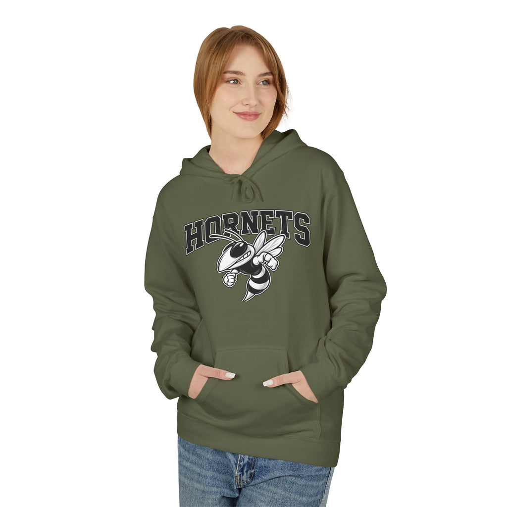 Hornets Vintage Mascot Hoodie — Retro School Team Sweatshirt