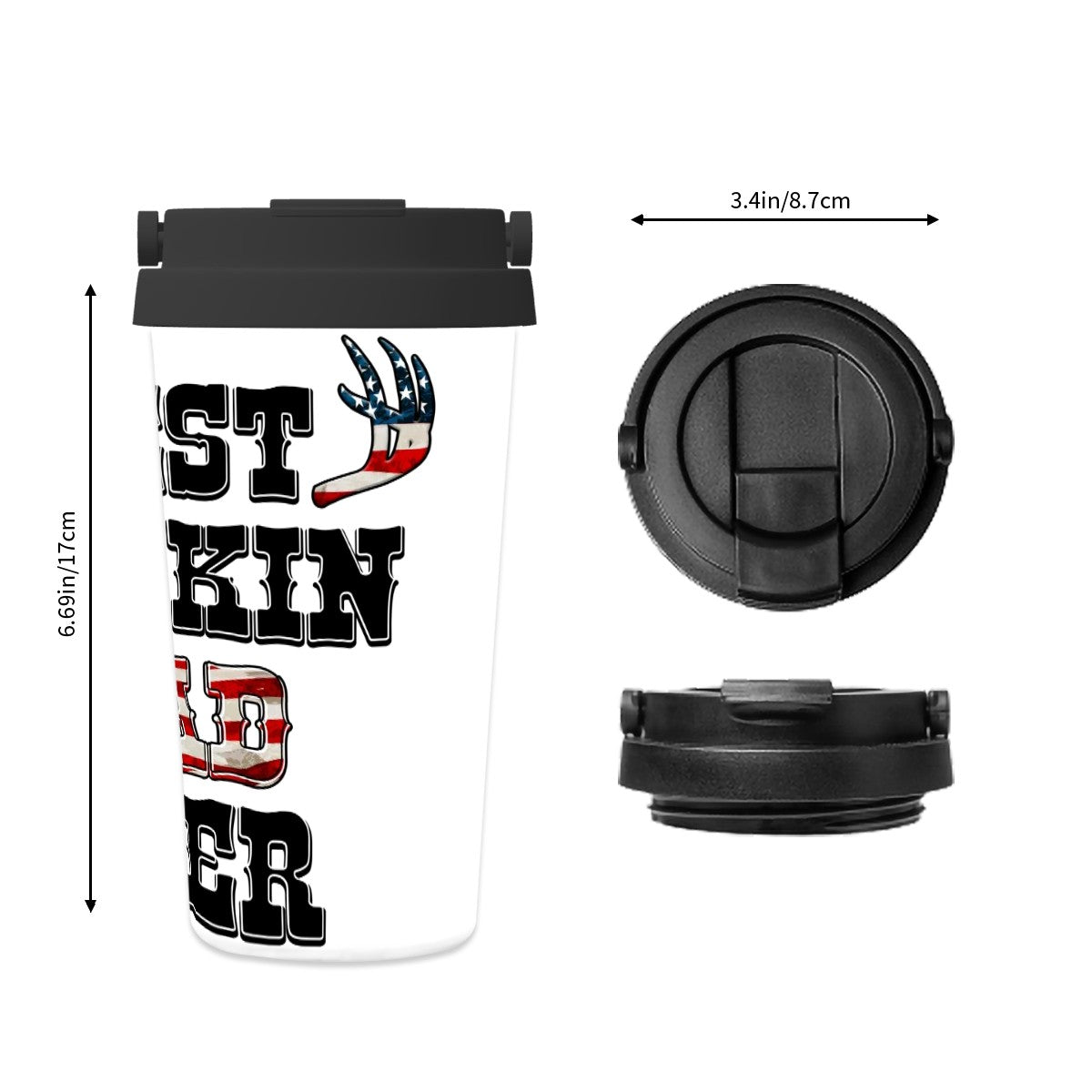 Insulated Coffee Mug with Lid Drinkware (17oz) A08PH25031813