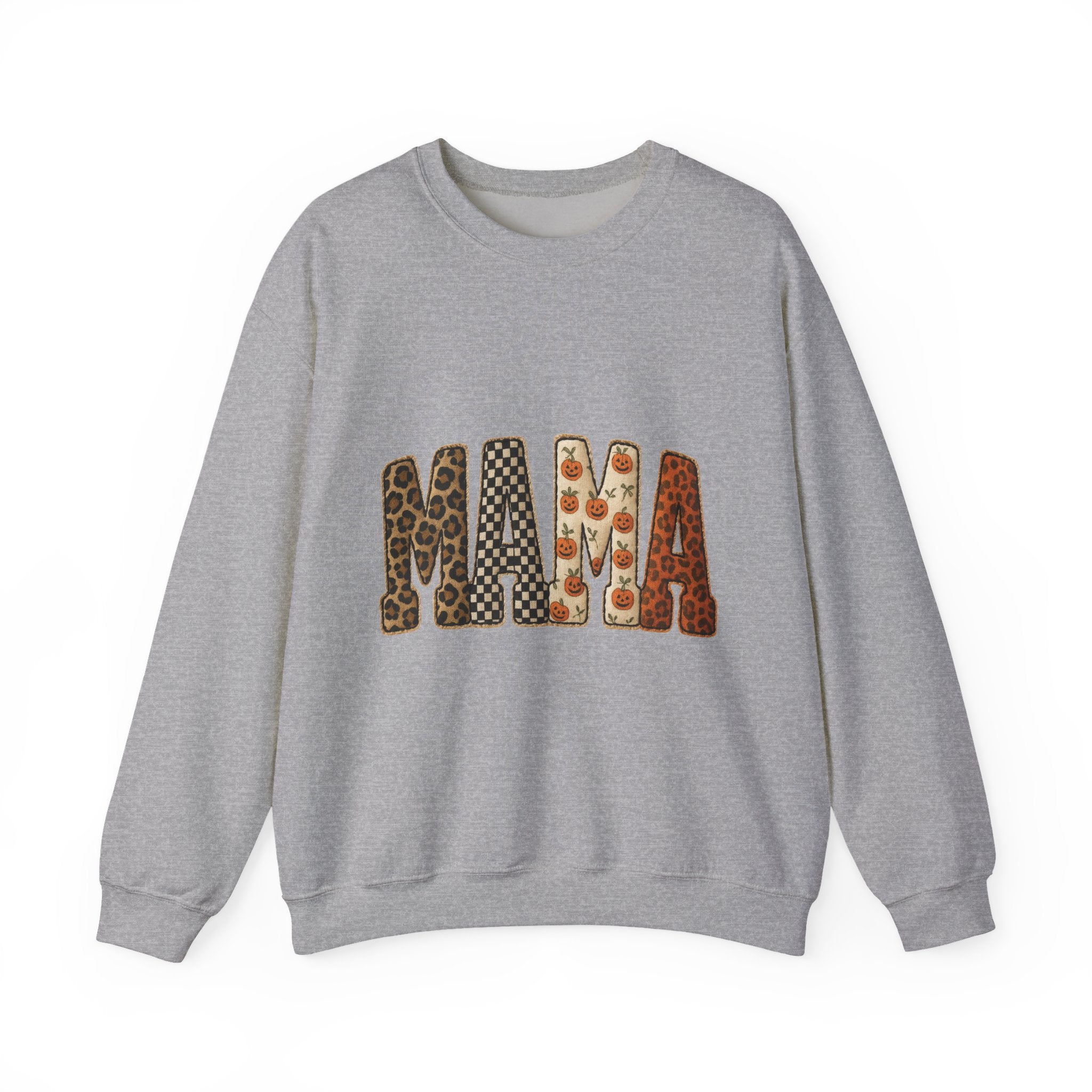 Mama Leopard & Floral Crewneck Sweatshirt — Trendy Mother's Day Pullover