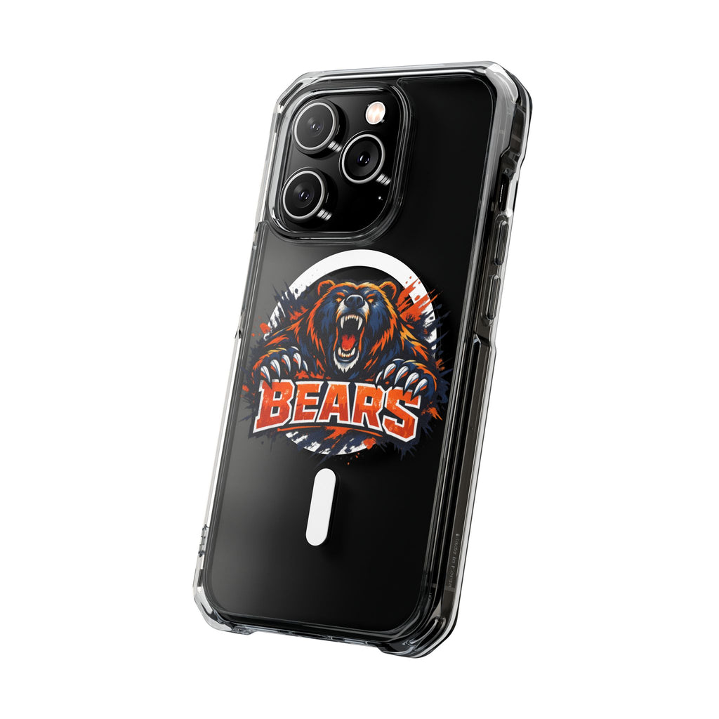 Clear Magnetic Phone Case — Fierce Bears Logo Protective Cover
