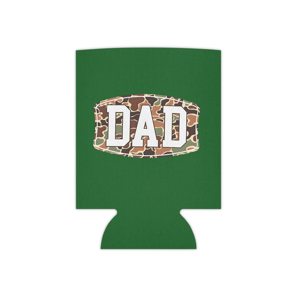 Dad Camo Can Cooler – Insulated Beer Koozie for Father’s Day & Outdoor Gifts