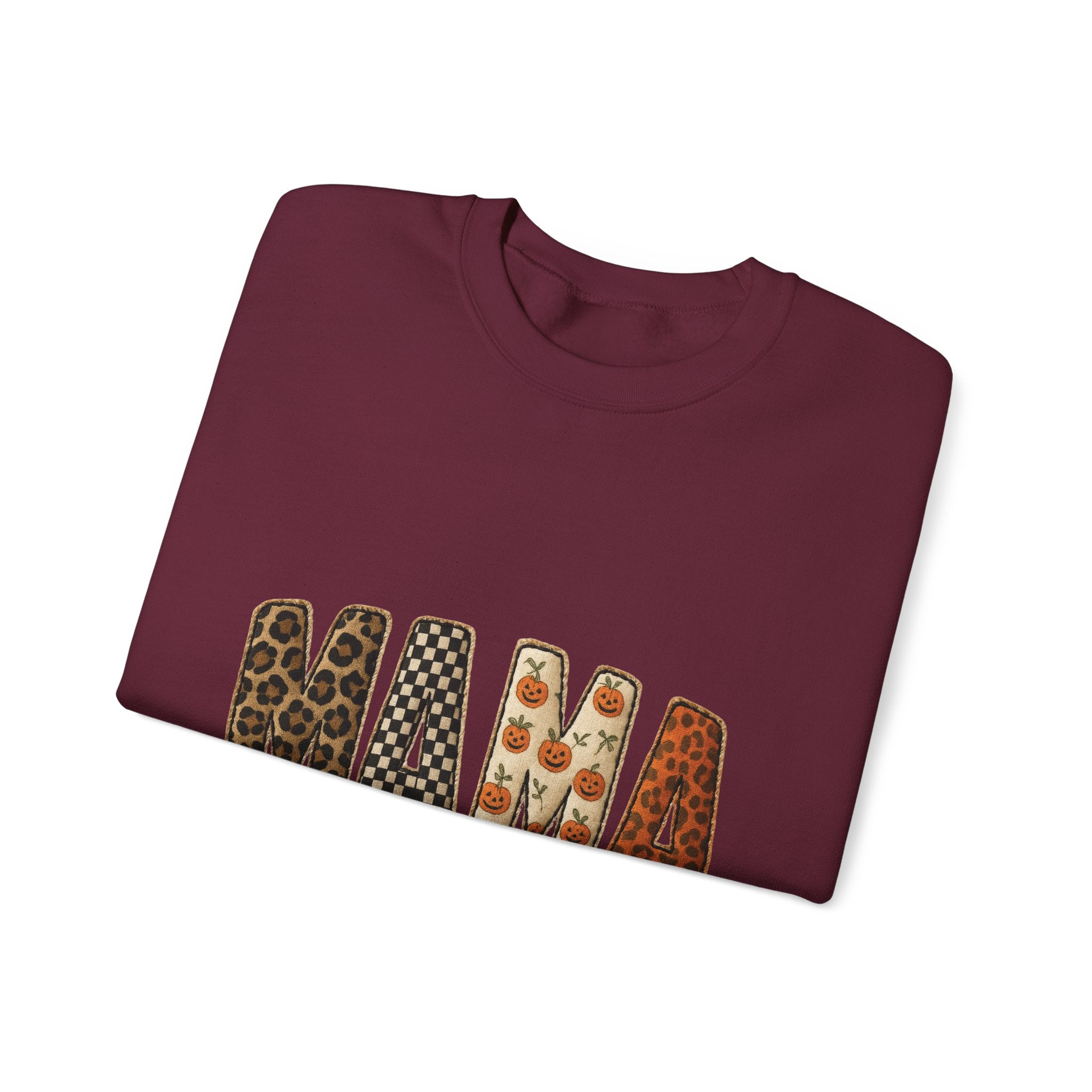 Mama Leopard & Floral Crewneck Sweatshirt — Trendy Mother's Day Pullover