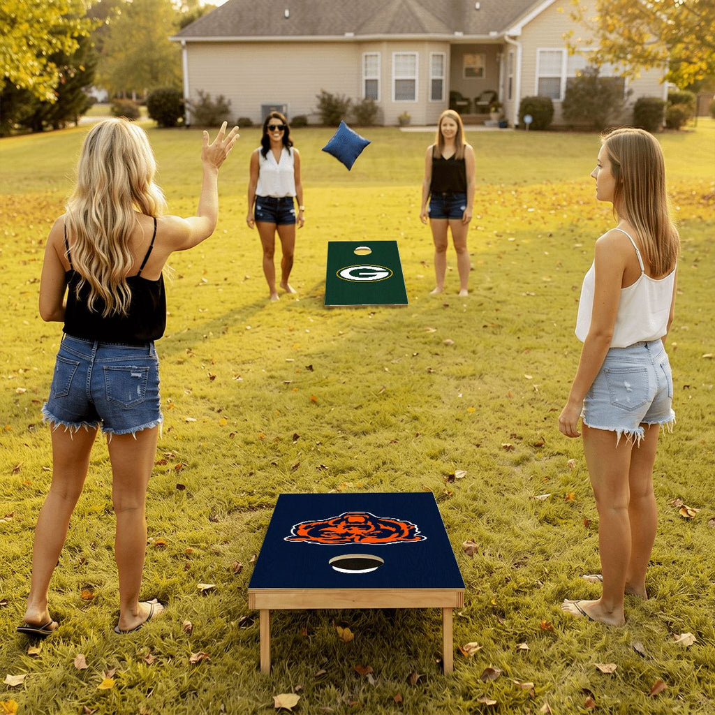 Cornhole Boards Game Set PrintKKBearsNavyCornhole7086x14173 PrintKKPackersGreenCornhole7086x14173